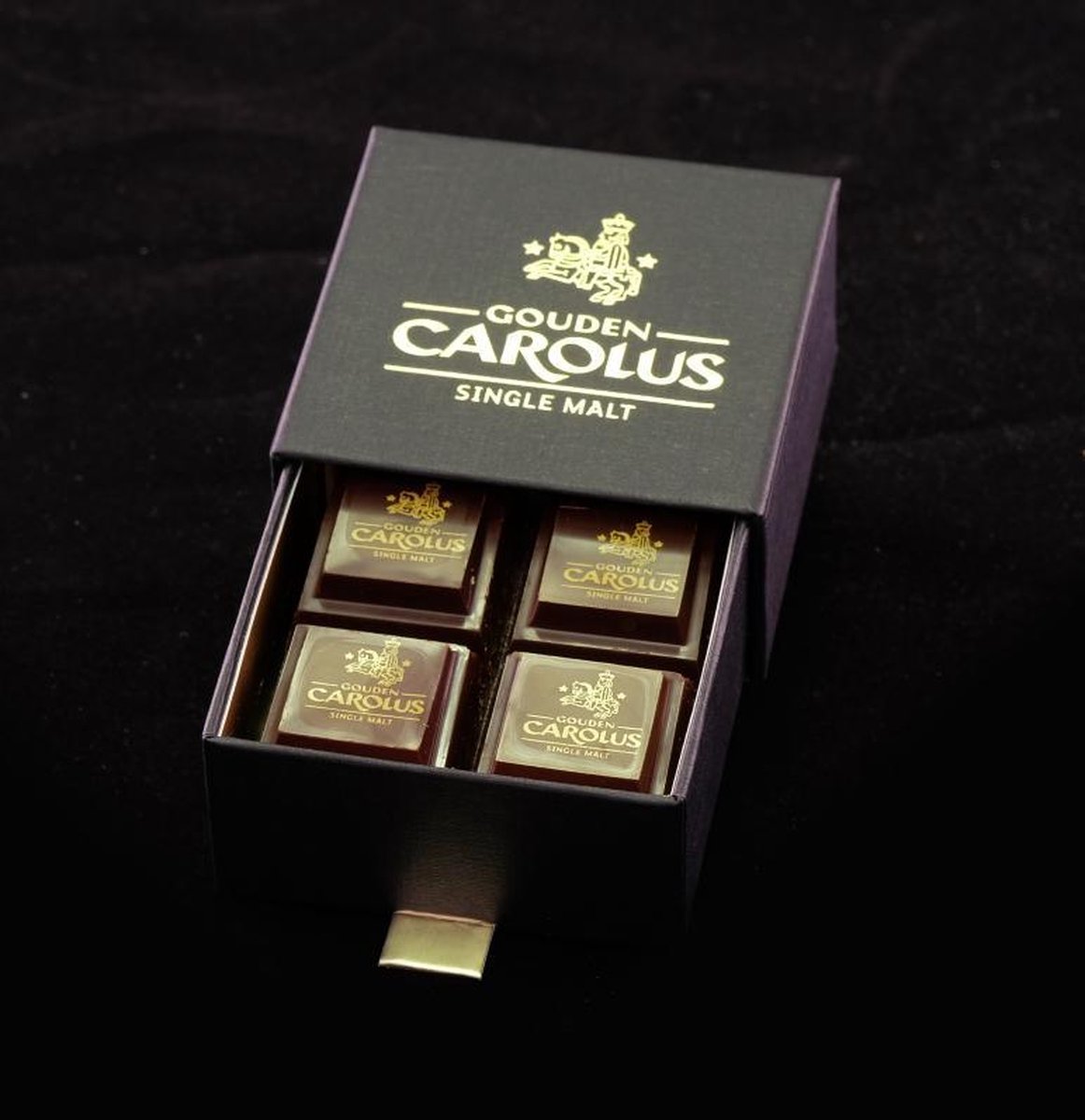 Gouden Carolus Single Malt Whisky Praline - 8 stuks