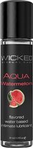 Wicked - Aqua glijmiddel watermeloen smaak 30 ml  - 30ml