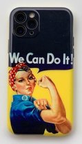 Hoesjes Atelier Dikke Siliconen Hoesje "We Can Do It" voor IPhone 11Pro