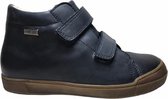 Naturino rainstep 2 velcro's bumper effen warme lederen hoge schoenen Mulaz navy  mt 34