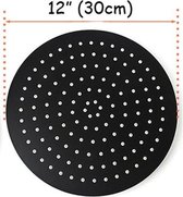 Excellent Wellness Regendouchekop - Mat Zwart - Rond - 30 cm