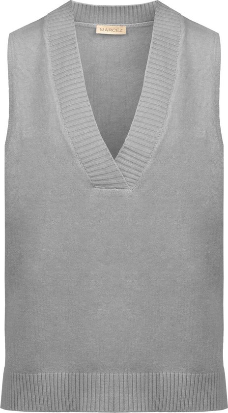 bol.com | Knitted slip-over grey