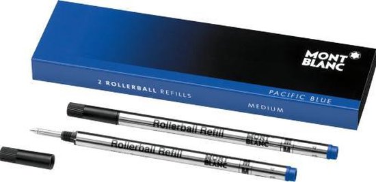 Blauwe Rollerbal Vullingen – 4 Stuks, 0,7 Mm Medium Tip, Compatibel Met Parker Rollerball Pennen, Snel Drogende Inkt