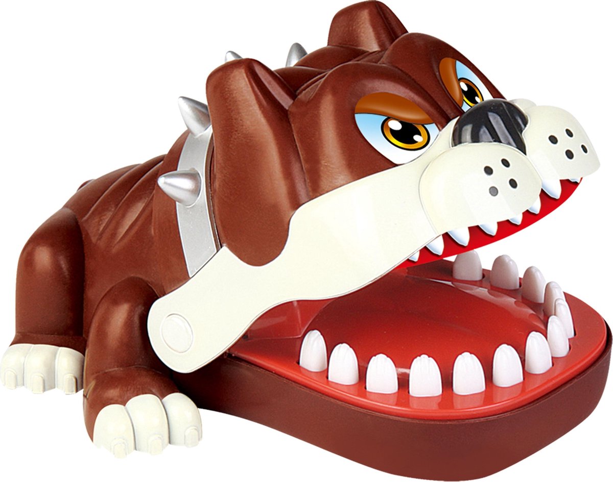 JollyPlay - Bijtende Hond Spel - Hond met Kiespijn - Hond Tandenspel - Drankspel - Lucky Dog - Jollity Works