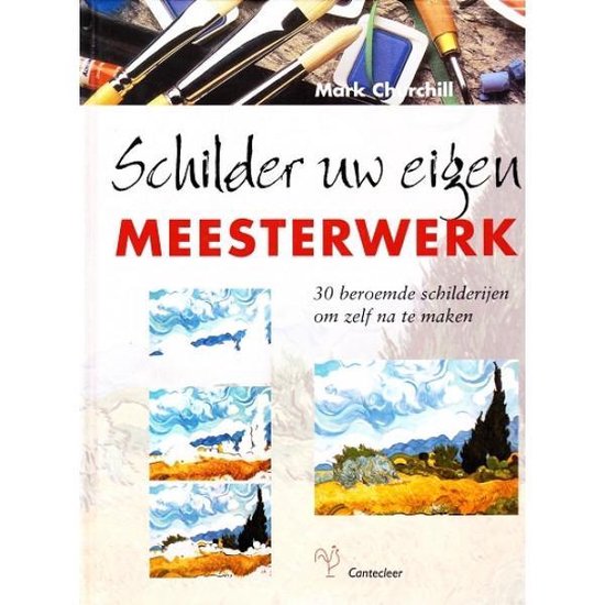 Cover van het boek 'Schilder uw eigen meesterwerk' van M. Churchill