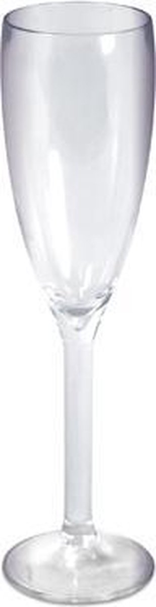Champagneglas Transparant 18cl Polycarbonaat