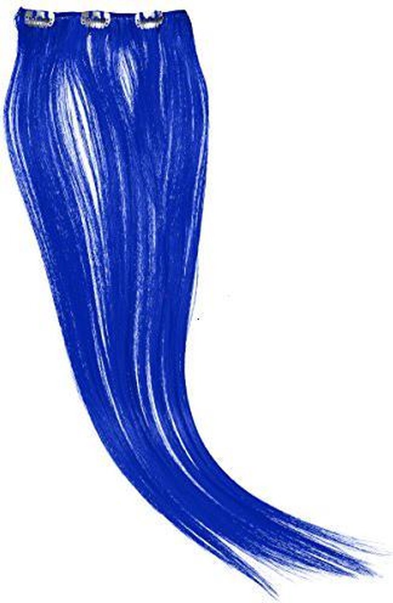 Clip e Go Hairaisers estensioni 45 centimetri di taglio di capelli, blu royal, 1 pezzo