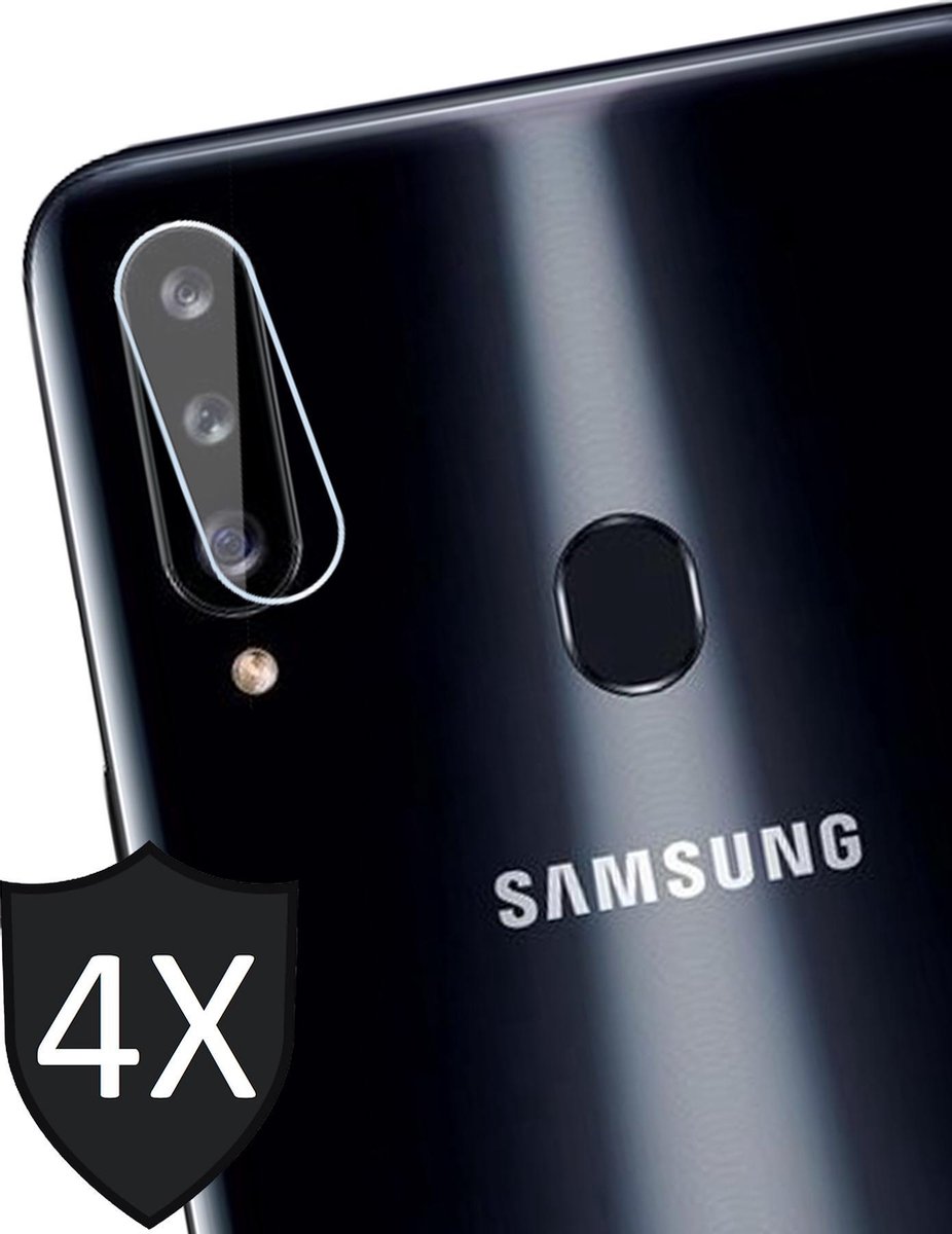 Camera Screenprotector geschikt voor Samsung A20s - 4x Screen Protector Glas