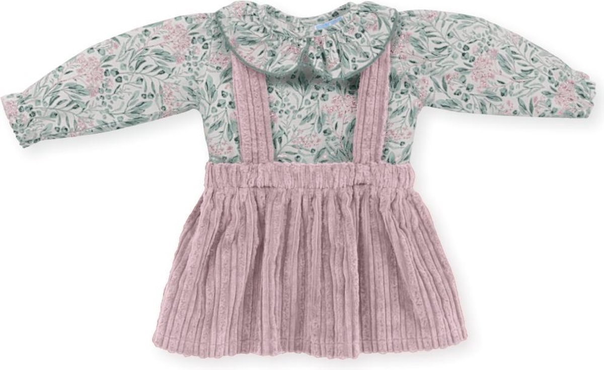 Mac Ilusion jurk roze Lily corduroy |7922 | Roze | maat 80 |18 maanden