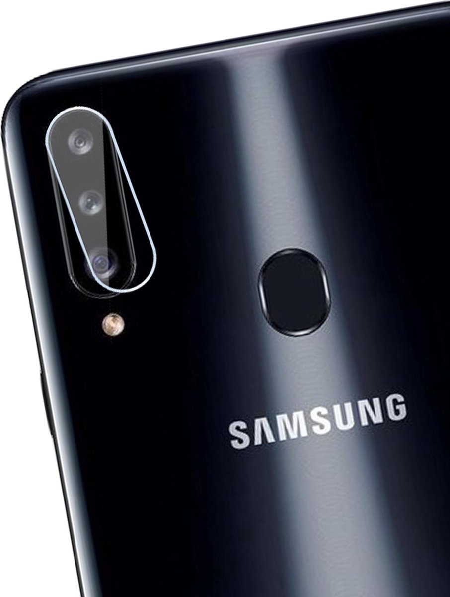 Camera Screenprotector geschikt voor Samsung A20s - Screen Protector Glas