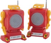 Walkie talkie set ROBOT - 2 stuks