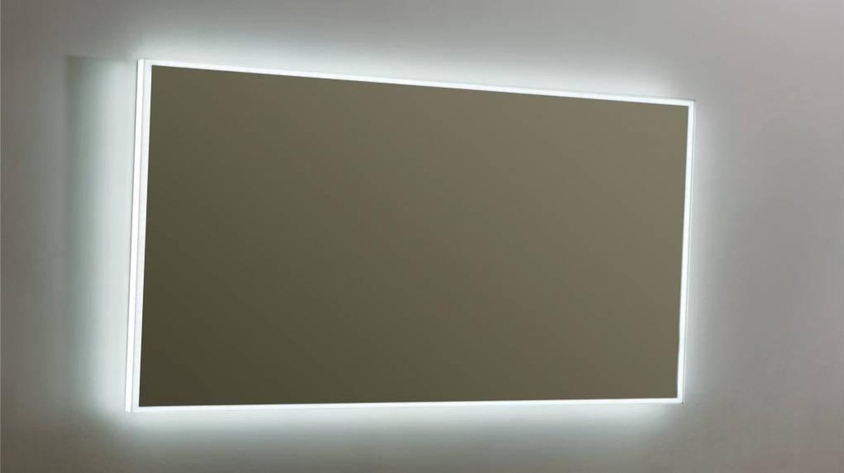 Blue Infinito spiegel met LED verlichting rondom en verwarming 140x70cm
