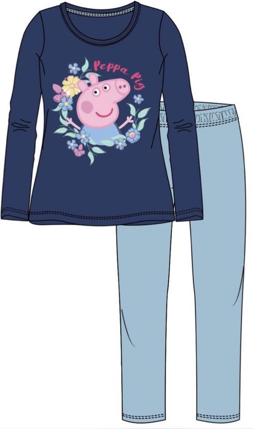Pyjama Peppa Pig - bleu - Taille 116/6 ans