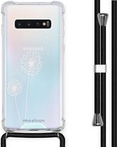 iMoshion Design hoesje met koord voor de Samsung Galaxy S10 - Paardenbloem - Wit