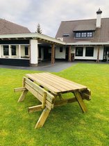 Prestige garden | Houten picknicktafel Geïmpregneerd 180
