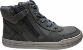 Geox dubbele rits veter hoge sneakers Elvis grijs mt 33