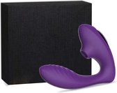 Vibrator Clitoris zuiger Genot Stick Heerlijke Stimulator Dildo Paars - plezier seksspeeltje voor mannen en/of vrouwen.