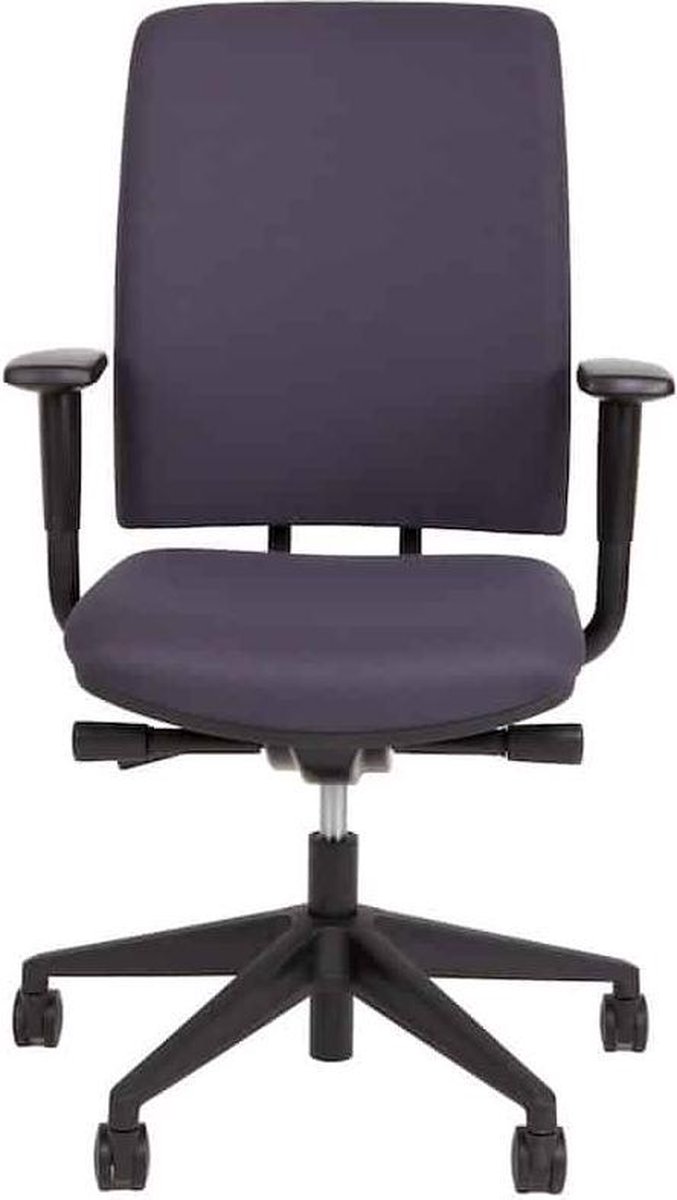 Ergonomische bureaustoel A680 met EN-1335 normering grijze stof