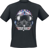 Top Gun: Maverick - T-shirt casque - Zwart - S