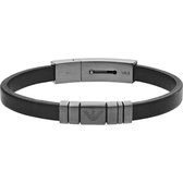 Emporio Armani Heritage Armband  (Lengte: 17.50-19.50 cm) - Zilver,Zwart