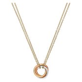 CHRIST Gold Dames Ketting 9 karaat wit goud, geelgoud 9 karaat, 9 karaat rosé goud One Size 87003311