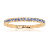 Sif Jakobs juwelen dames De ring 925 sterling zilver zirconia 54 Goud / Paars 32005986