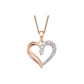 Favs Dames ketting 925 sterling zilver 12 Zirconia One Size 87188752