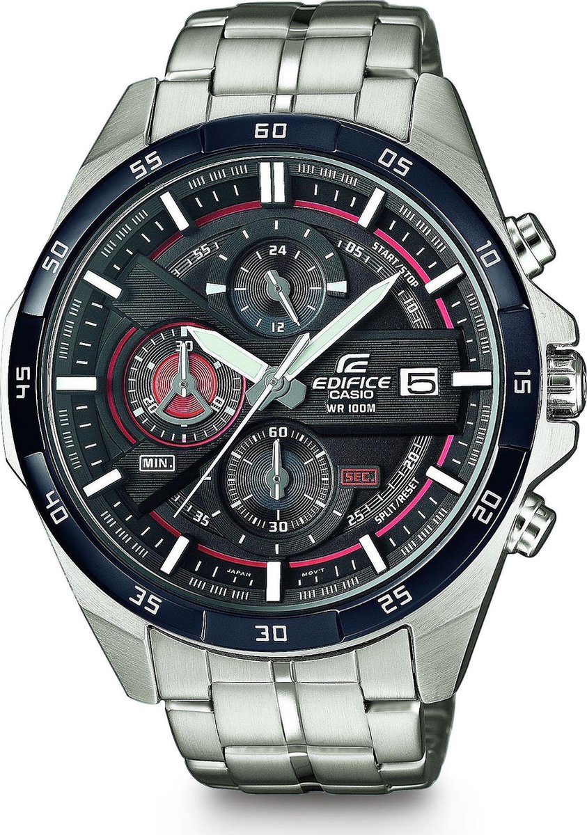 Casio Edifice EFR-556DB-1AVUEF Herenhorloge 49 mm - Zilverkleurig