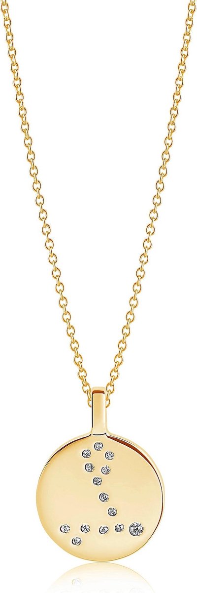 Sif Jakobs Jewellery Dames-Ketting 925 Zilver gerhodineerd Zirkonia One Size Issen 87604624