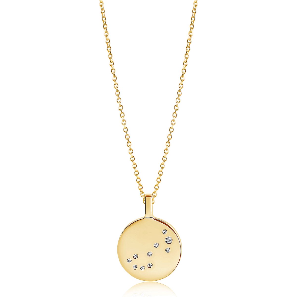 Sif Jakobs Jewellery Dames-Ketting 925 Zilver gerhodineerd Zirkonia One Size Schorpioen 87604586