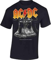 AC/DC Heren Tshirt -M- Hells Bells Zwart