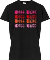 Pinned by k - Boss Babe T-Shirt Black - S