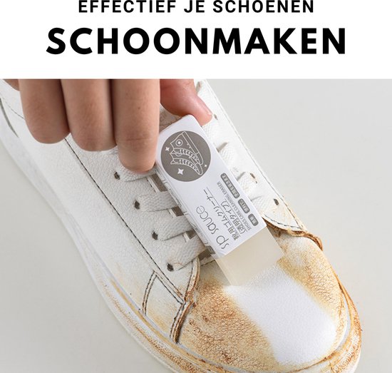Hmerch™ Schoenpoets Gum - Schoenenborstel - Voetenveger Borstel - Geschikt Voor Suède, Mat & Leer - Schoenengum - Schoenen Schoonmaken - Schoonmaak Gum - Schoenverzorging
