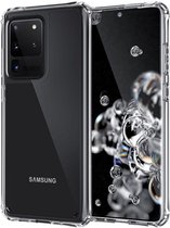 Samsung Galaxy S20 Ultra Backcover - Transparant Shockproof - Soft TPU