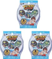 Yo-Kai Watch Medals Blind Bag (Serie 1) verrassingszakje - 3 zakjes - Voordeelbundel