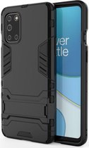 OnePlus 8T Back Cover Hoesje Hybride Kickstand Zwart