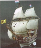 Modelbouw. bouwplaat, Duyfken, VOC schip 1606,  schaal 1/100
