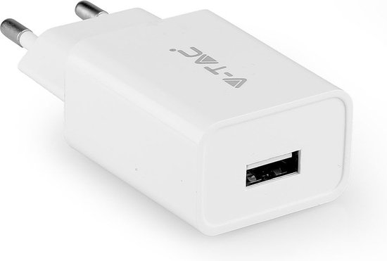Chargeur V-tac VT-5371 Samsung avec câble Micro USB - 2,1 Ampères - Blanc |  bol.com