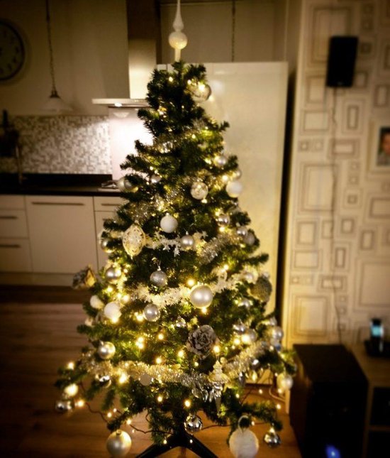 zegevierend Minachting nietig Kerstboom piek Wit en glanzend | bol.com