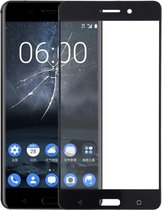 Voorzijde buitenste glazen lens voor Nokia 6 (zwart)