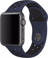 watchbands-shop.nl bandje - Geschikt voor Apple Watch Series 1/2/3/4 (42&44mm) - Blauw - S/M