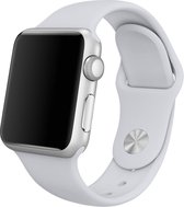 watchbands-shop.nl bandje - bandje geschikt voor Apple Watch Series 1/2/3/4 (38&40mm) - Grijs - S/M