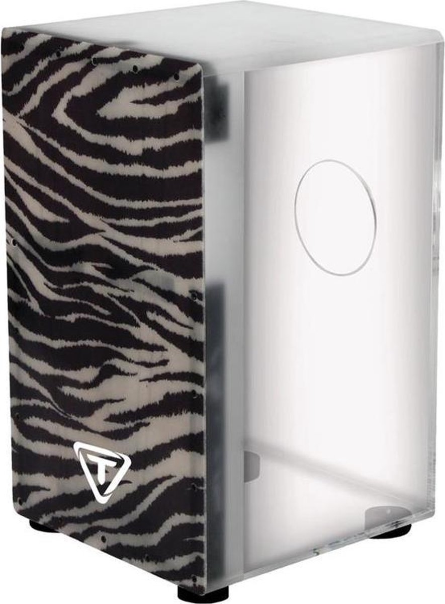 Tycoon: Acrylic Cajon - White Tiger Front Plate