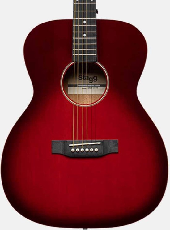 Stagg SA35 A-TR Rood Akoestisch gitaar |