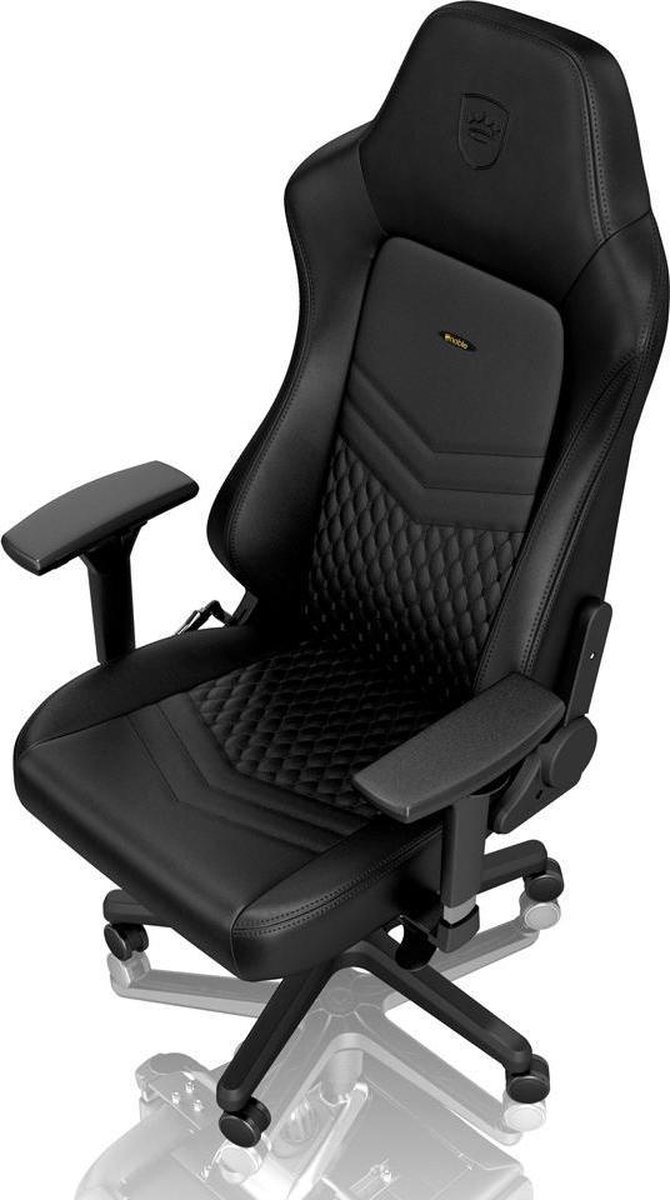 Noblechairs Hero Real leather gamestoel zwart
