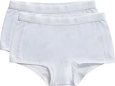 Ten Cate Meisjes 2Pack Short 31120 White-110/116 - 110/116