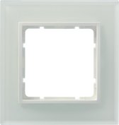 Berker Afdekraam 1-Voudig Glas Wit B.1-B.3-B.7 (Te combineren met Berker S1 serie)