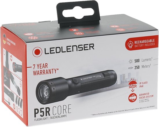 Ledlenser P5R Work oplaadbare zaklamp, 480 lumen | Voordelig kopen bij