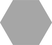 Cifre Cerámica Hexagon Timeless Vloer- en Wandtegel Grey Mat 15x17cm Vintage Mat Grijs
