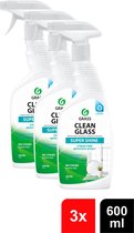 Grass Clean Glass - Glasreiniger - 3 x 600ml - Alcoholbasis - Voordeelverpakking